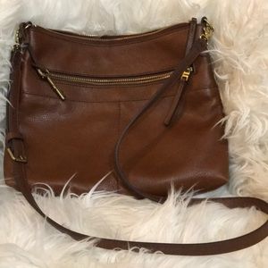 Fossil leather bag